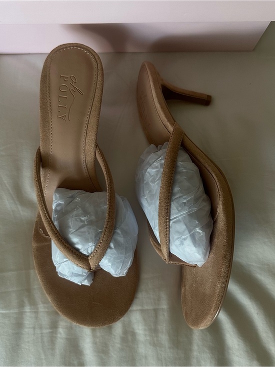Oh Polly Shoes - Heeled Thong Sandal